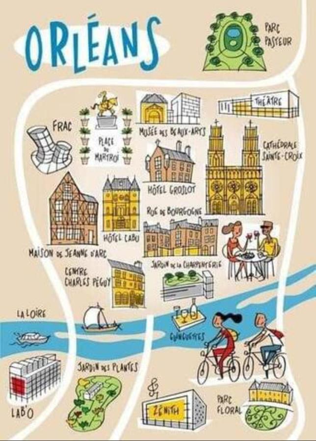 Le Scandinave, Proche Bord De Loire Orléans Eksteriør bilde